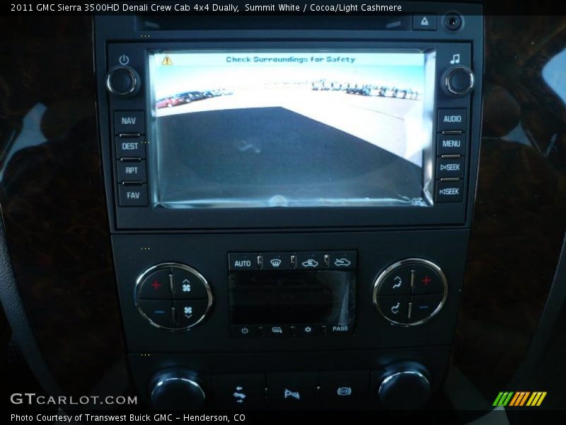 Controls of 2011 Sierra 3500HD Denali Crew Cab 4x4 Dually