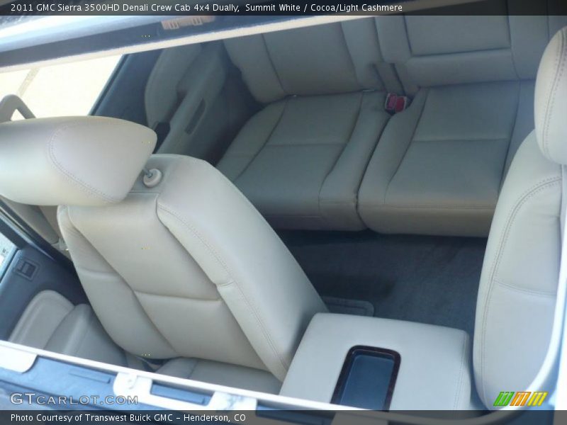  2011 Sierra 3500HD Denali Crew Cab 4x4 Dually Cocoa/Light Cashmere Interior