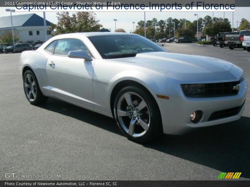 Silver Ice Metallic / Black 2011 Chevrolet Camaro LT/RS Coupe