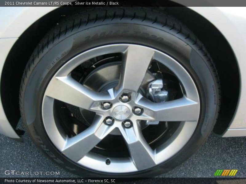 Silver Ice Metallic / Black 2011 Chevrolet Camaro LT/RS Coupe