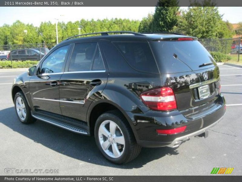 Black / Black 2011 Mercedes-Benz ML 350