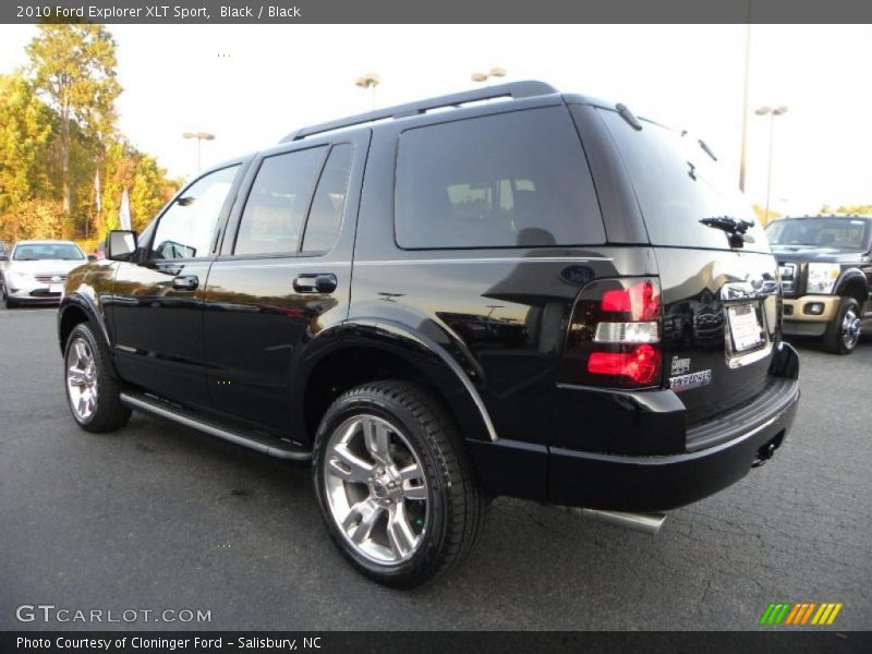 Black / Black 2010 Ford Explorer XLT Sport