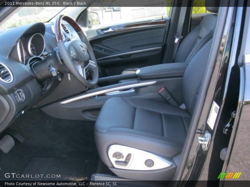  2011 ML 350 Black Interior