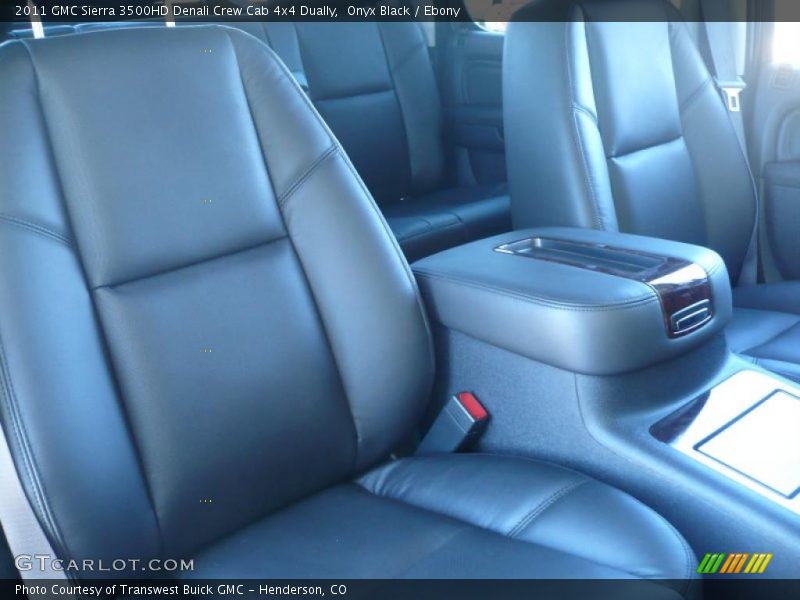 Onyx Black / Ebony 2011 GMC Sierra 3500HD Denali Crew Cab 4x4 Dually