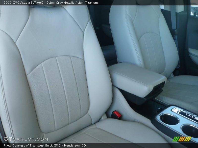 Cyber Gray Metallic / Light Titanium 2011 GMC Acadia SLT AWD
