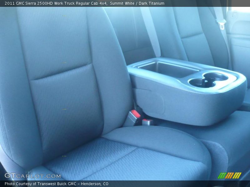  2011 Sierra 2500HD Work Truck Regular Cab 4x4 Dark Titanium Interior