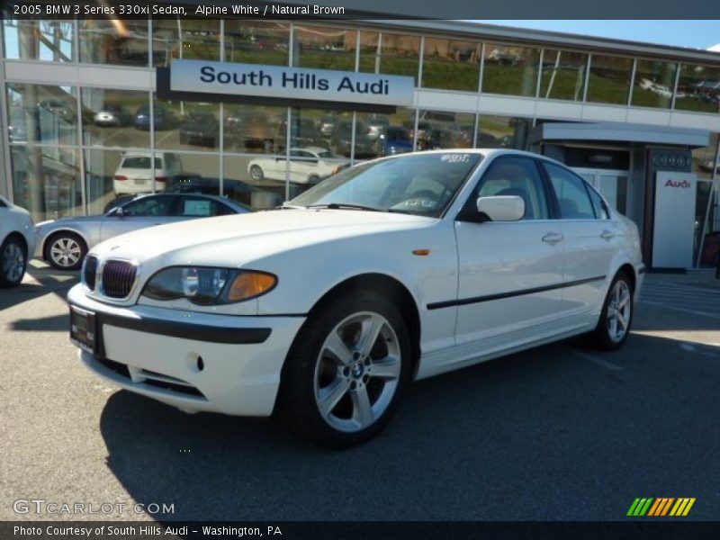 Alpine White / Natural Brown 2005 BMW 3 Series 330xi Sedan