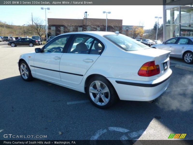 Alpine White / Natural Brown 2005 BMW 3 Series 330xi Sedan