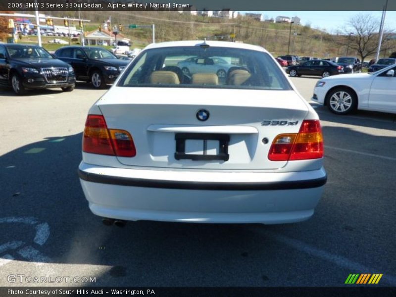 Alpine White / Natural Brown 2005 BMW 3 Series 330xi Sedan