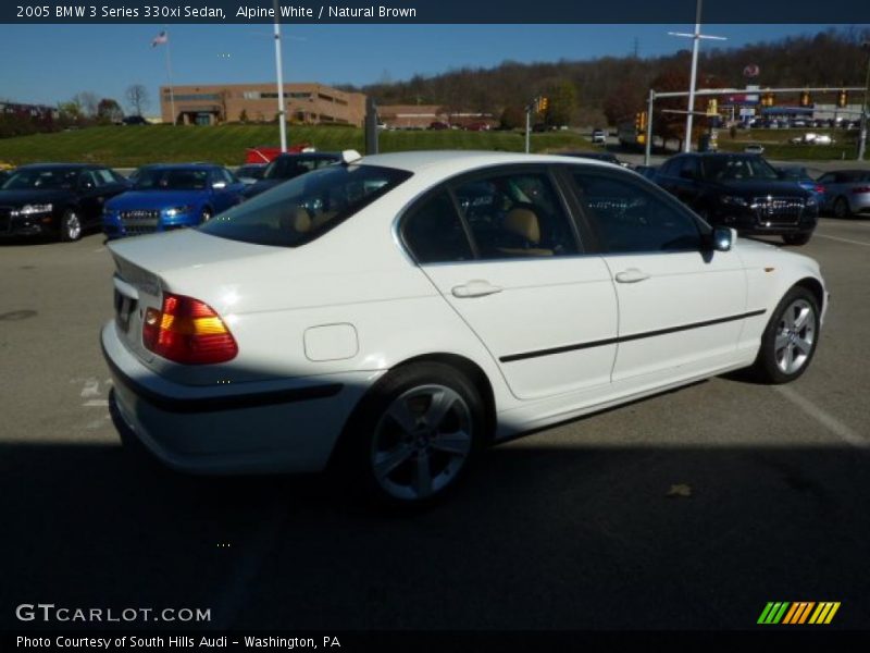 Alpine White / Natural Brown 2005 BMW 3 Series 330xi Sedan