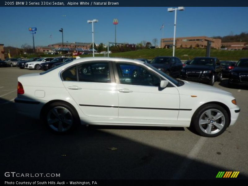 Alpine White / Natural Brown 2005 BMW 3 Series 330xi Sedan