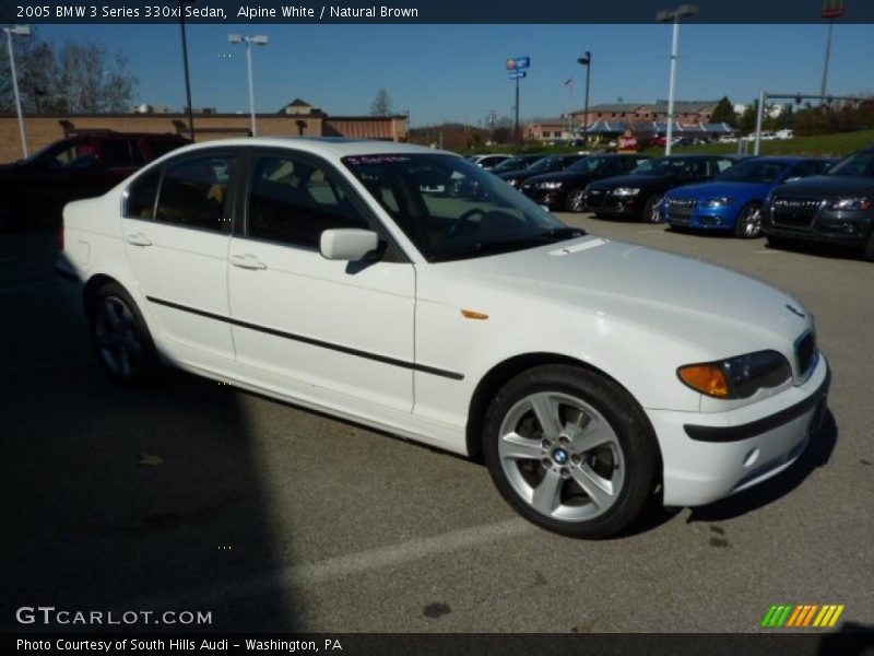 Alpine White / Natural Brown 2005 BMW 3 Series 330xi Sedan