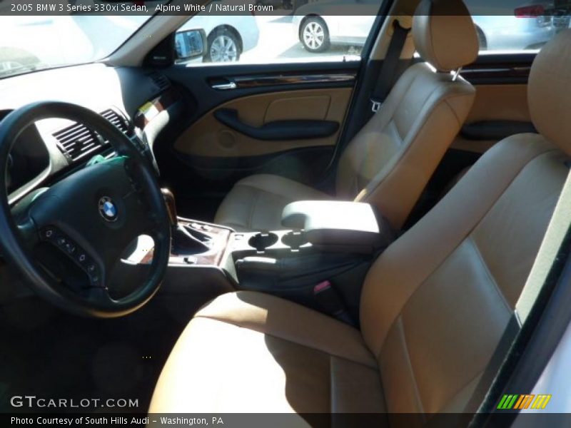 Alpine White / Natural Brown 2005 BMW 3 Series 330xi Sedan