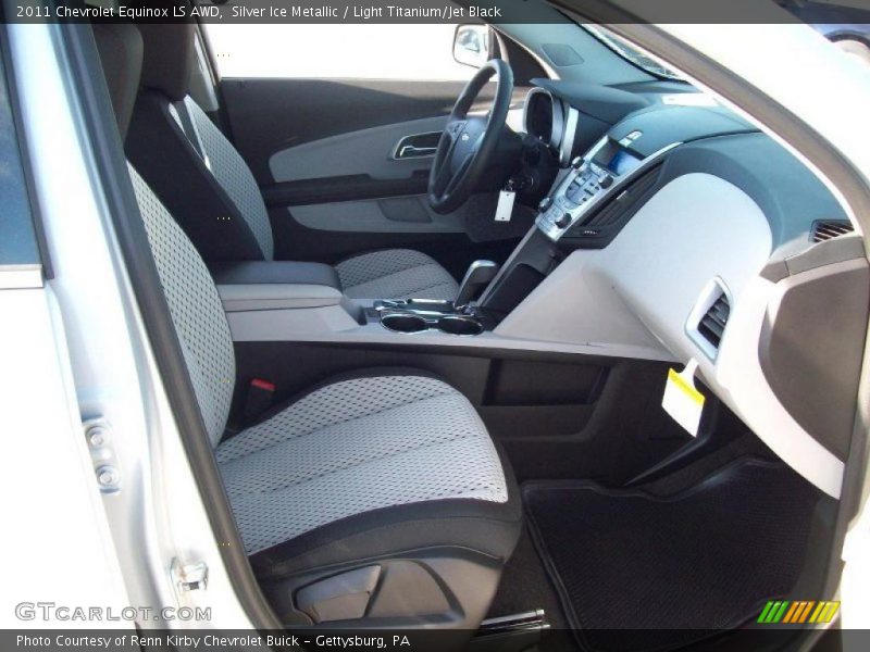  2011 Equinox LS AWD Light Titanium/Jet Black Interior