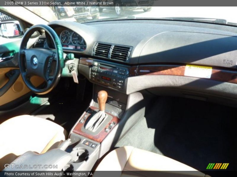 Alpine White / Natural Brown 2005 BMW 3 Series 330xi Sedan