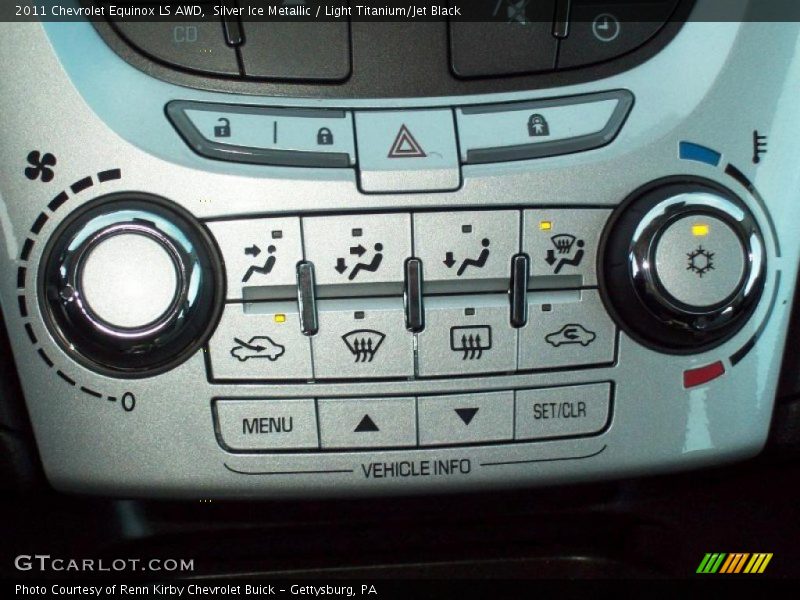 Controls of 2011 Equinox LS AWD