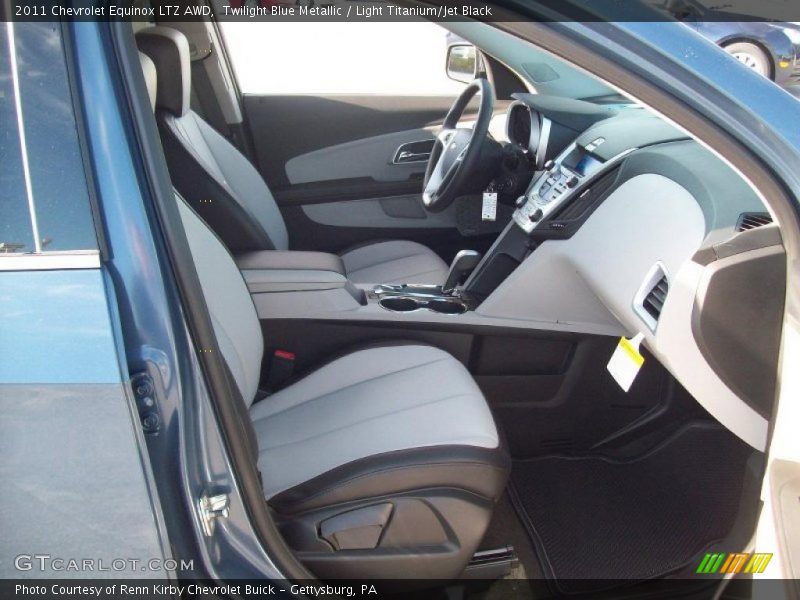  2011 Equinox LTZ AWD Light Titanium/Jet Black Interior