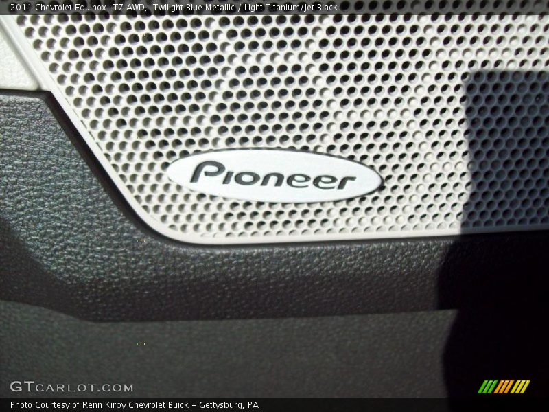 Twilight Blue Metallic / Light Titanium/Jet Black 2011 Chevrolet Equinox LTZ AWD