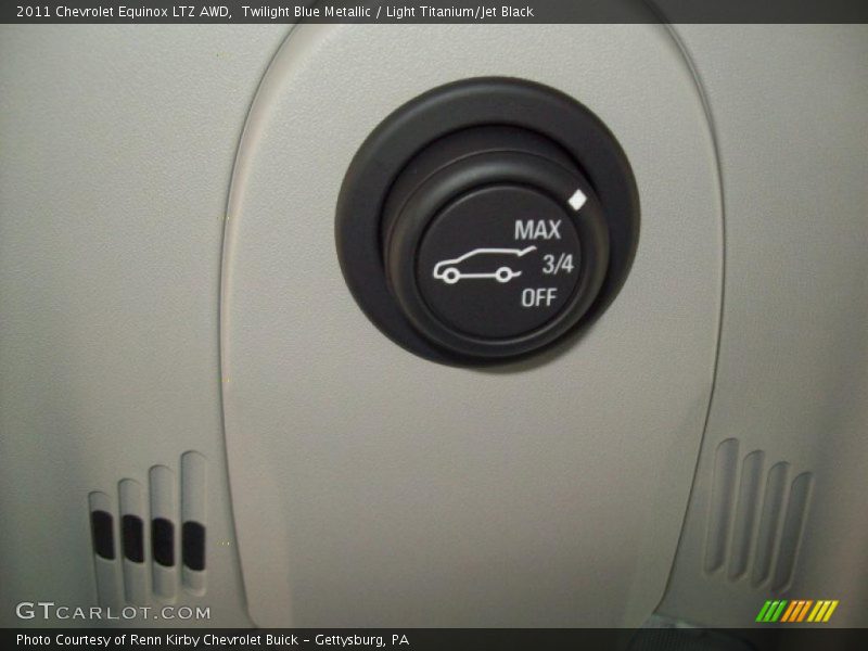 Controls of 2011 Equinox LTZ AWD