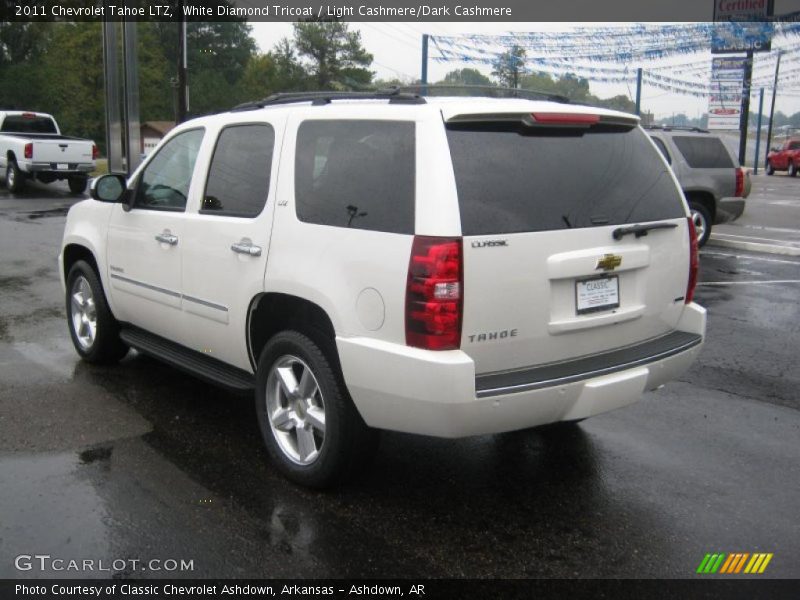 White Diamond Tricoat / Light Cashmere/Dark Cashmere 2011 Chevrolet Tahoe LTZ