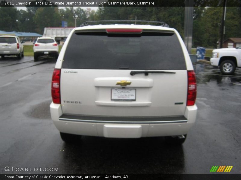 White Diamond Tricoat / Light Cashmere/Dark Cashmere 2011 Chevrolet Tahoe LTZ