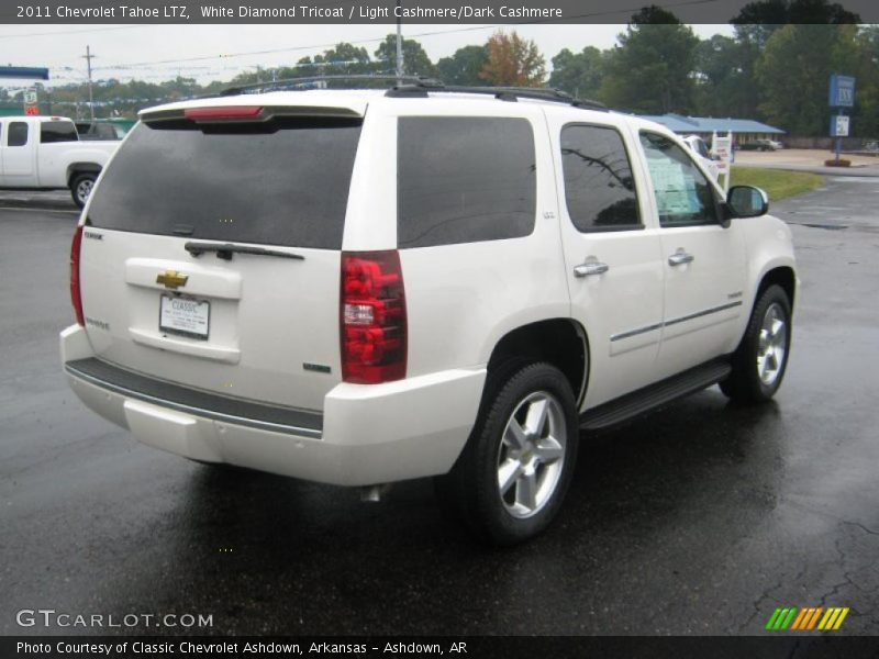 White Diamond Tricoat / Light Cashmere/Dark Cashmere 2011 Chevrolet Tahoe LTZ