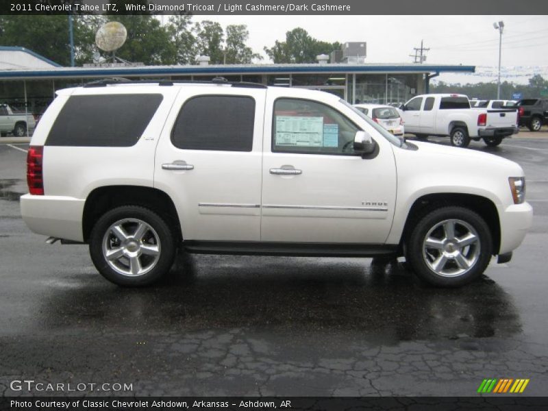 White Diamond Tricoat / Light Cashmere/Dark Cashmere 2011 Chevrolet Tahoe LTZ