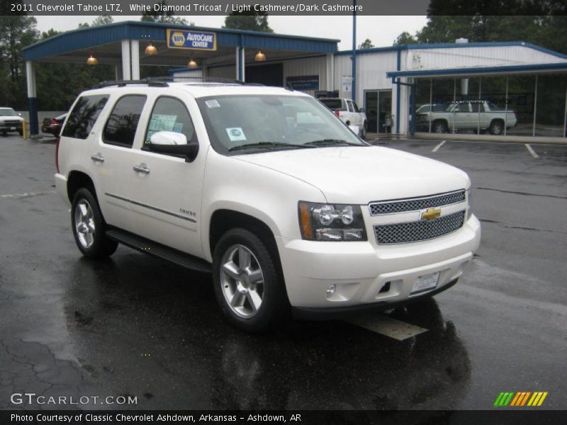 White Diamond Tricoat / Light Cashmere/Dark Cashmere 2011 Chevrolet Tahoe LTZ