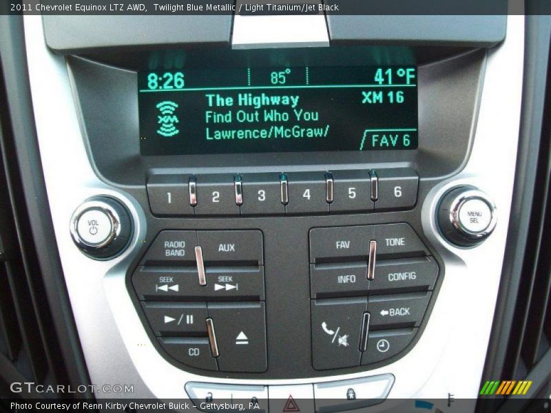 Controls of 2011 Equinox LTZ AWD