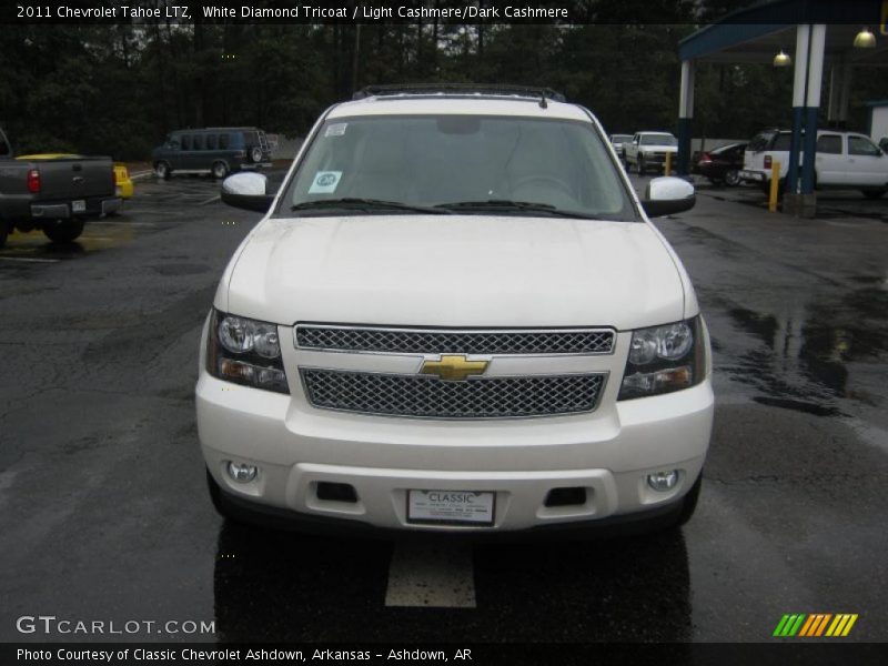 White Diamond Tricoat / Light Cashmere/Dark Cashmere 2011 Chevrolet Tahoe LTZ