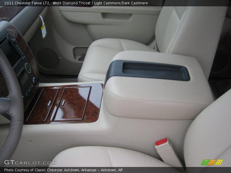 White Diamond Tricoat / Light Cashmere/Dark Cashmere 2011 Chevrolet Tahoe LTZ