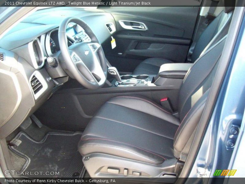  2011 Equinox LTZ AWD Light Titanium/Jet Black Interior