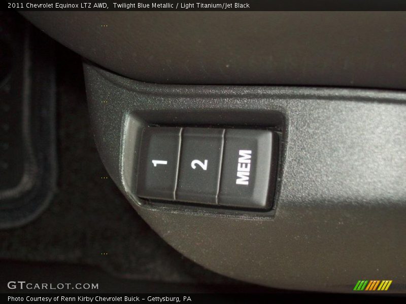Twilight Blue Metallic / Light Titanium/Jet Black 2011 Chevrolet Equinox LTZ AWD