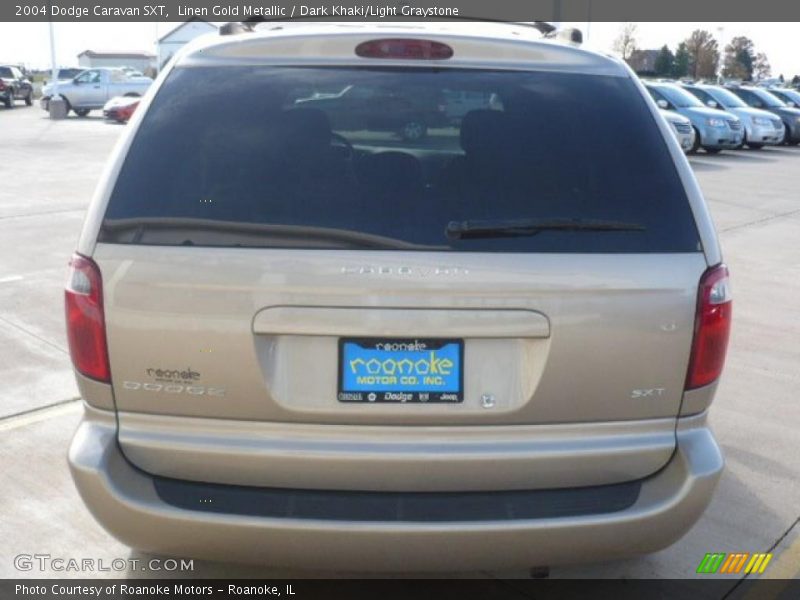 Linen Gold Metallic / Dark Khaki/Light Graystone 2004 Dodge Caravan SXT