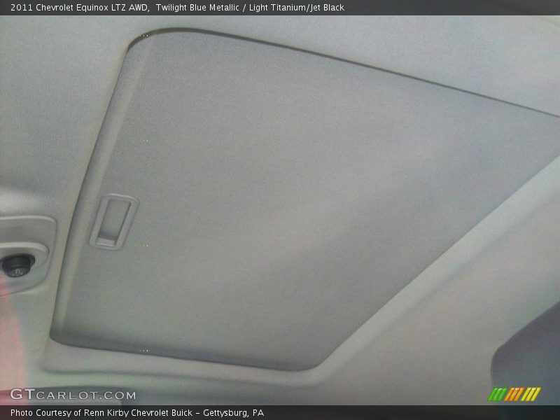 Twilight Blue Metallic / Light Titanium/Jet Black 2011 Chevrolet Equinox LTZ AWD