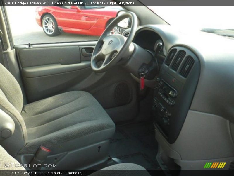 Linen Gold Metallic / Dark Khaki/Light Graystone 2004 Dodge Caravan SXT