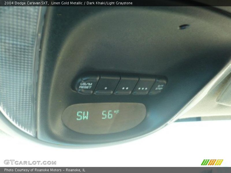 Linen Gold Metallic / Dark Khaki/Light Graystone 2004 Dodge Caravan SXT