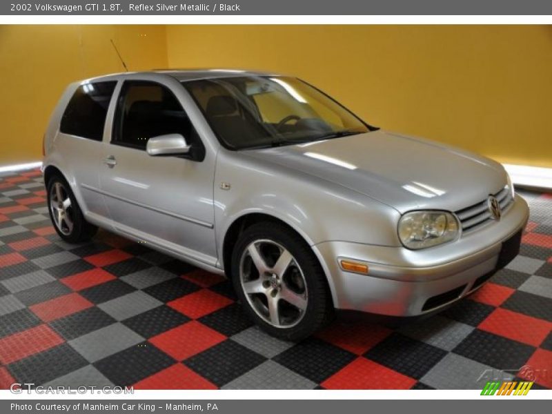 Reflex Silver Metallic / Black 2002 Volkswagen GTI 1.8T