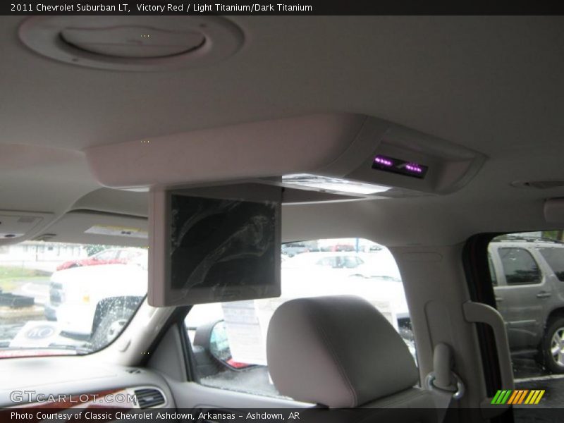 Victory Red / Light Titanium/Dark Titanium 2011 Chevrolet Suburban LT