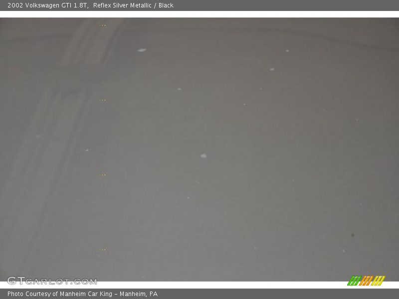 Reflex Silver Metallic / Black 2002 Volkswagen GTI 1.8T