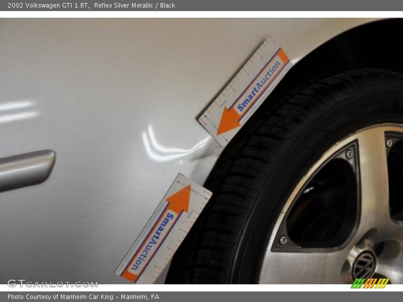 Reflex Silver Metallic / Black 2002 Volkswagen GTI 1.8T