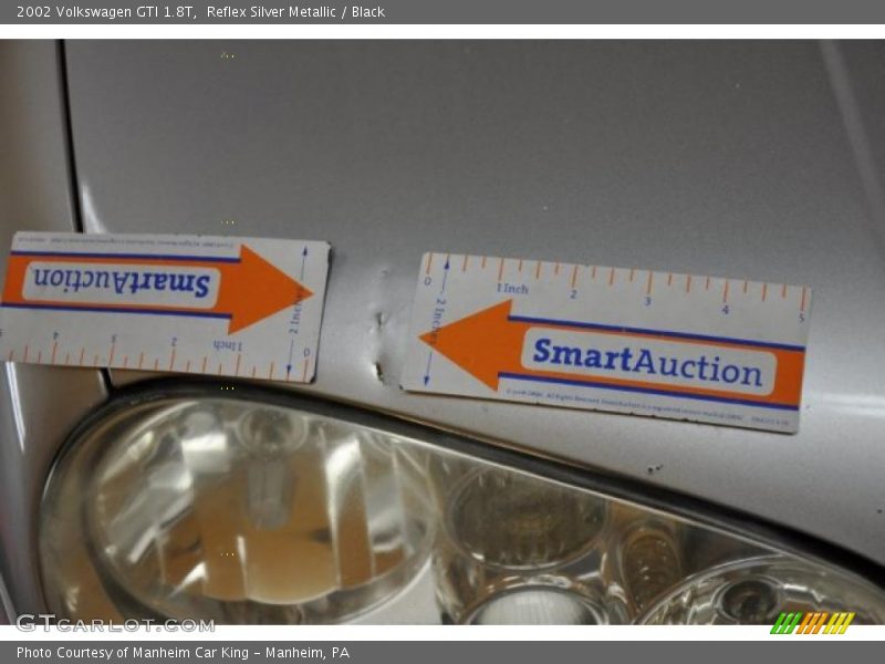 Reflex Silver Metallic / Black 2002 Volkswagen GTI 1.8T