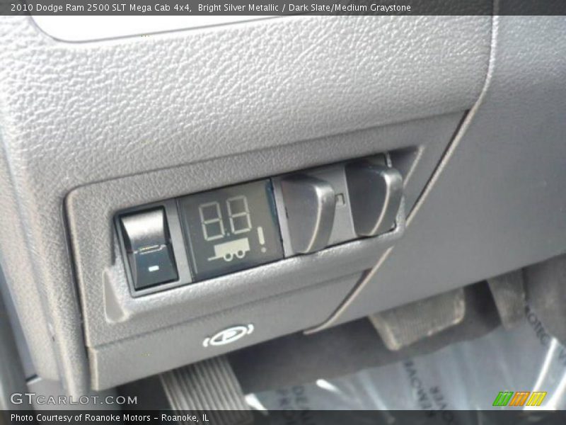 Bright Silver Metallic / Dark Slate/Medium Graystone 2010 Dodge Ram 2500 SLT Mega Cab 4x4