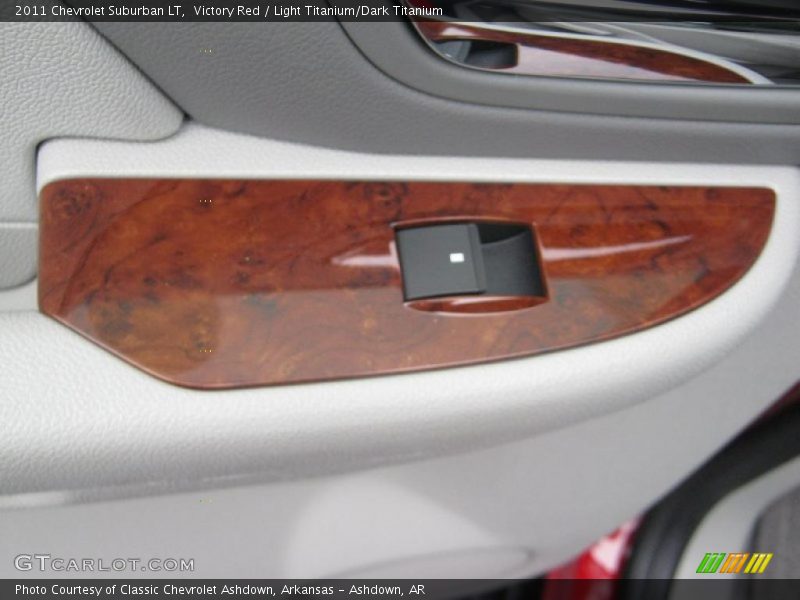 Victory Red / Light Titanium/Dark Titanium 2011 Chevrolet Suburban LT