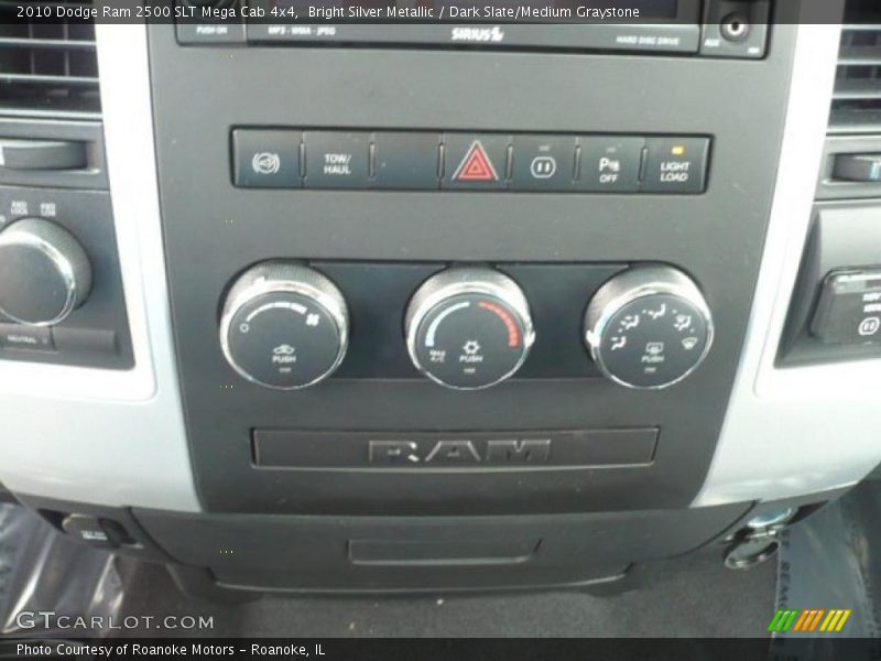 Controls of 2010 Ram 2500 SLT Mega Cab 4x4
