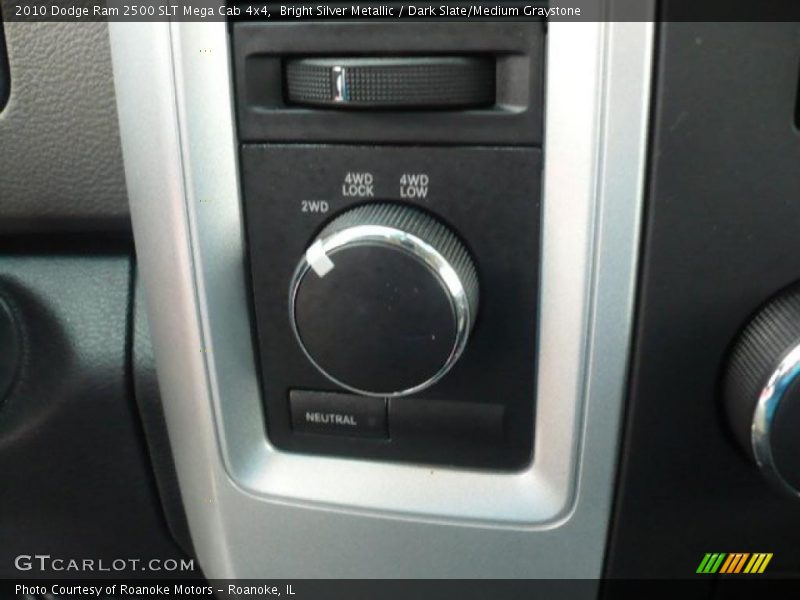 Controls of 2010 Ram 2500 SLT Mega Cab 4x4