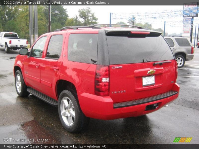 Victory Red / Light Cashmere/Dark Cashmere 2011 Chevrolet Tahoe LT