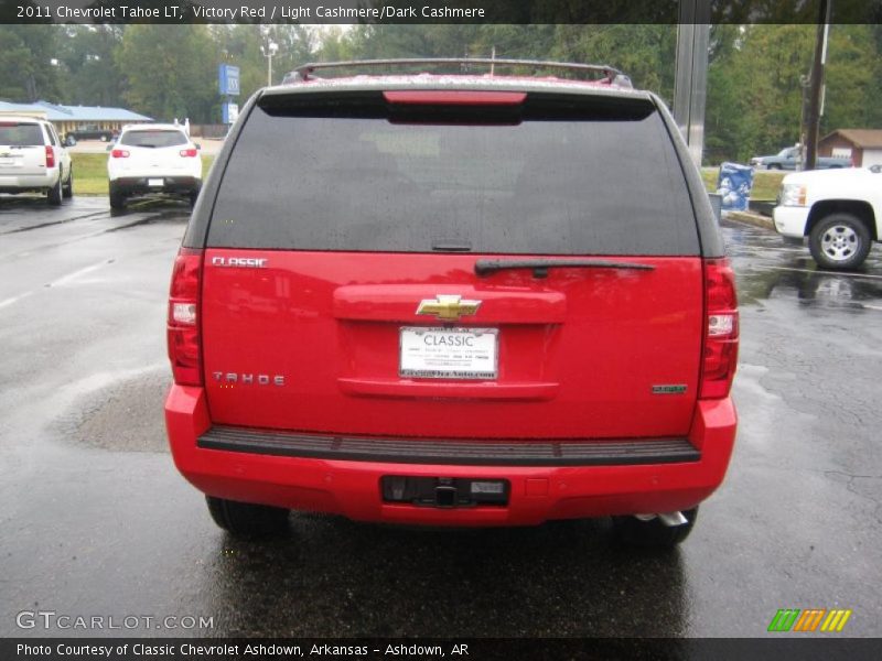 Victory Red / Light Cashmere/Dark Cashmere 2011 Chevrolet Tahoe LT