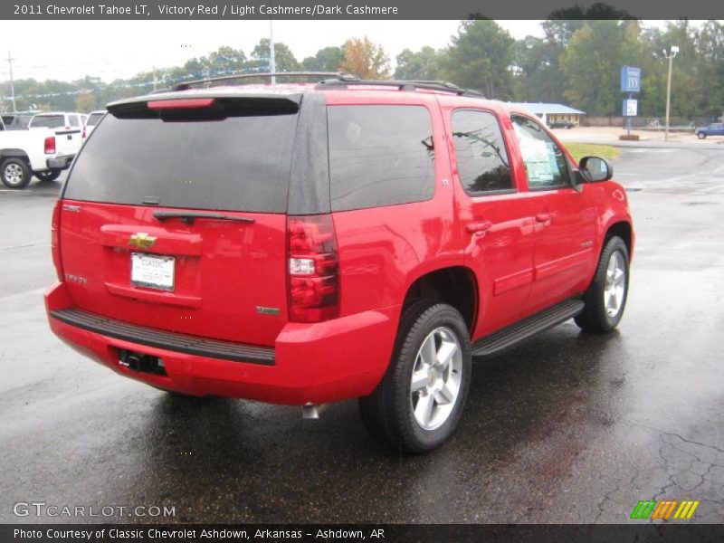 Victory Red / Light Cashmere/Dark Cashmere 2011 Chevrolet Tahoe LT