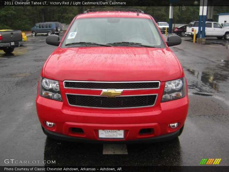 Victory Red / Light Cashmere/Dark Cashmere 2011 Chevrolet Tahoe LT
